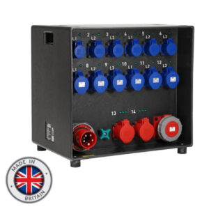 DISTRO - 63A 3PH - 6x 16A, 6x 32A, 2x 32A 3PH, 63A 3PH Link Out